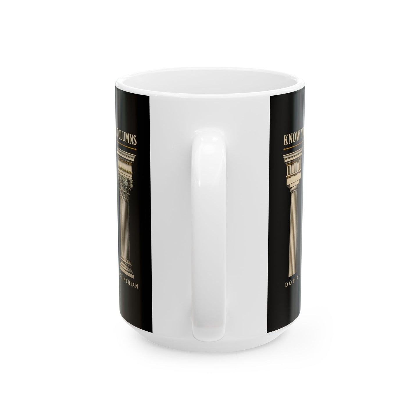 Know Your Greek Columns Ceramic Mug, (11oz, 15oz)