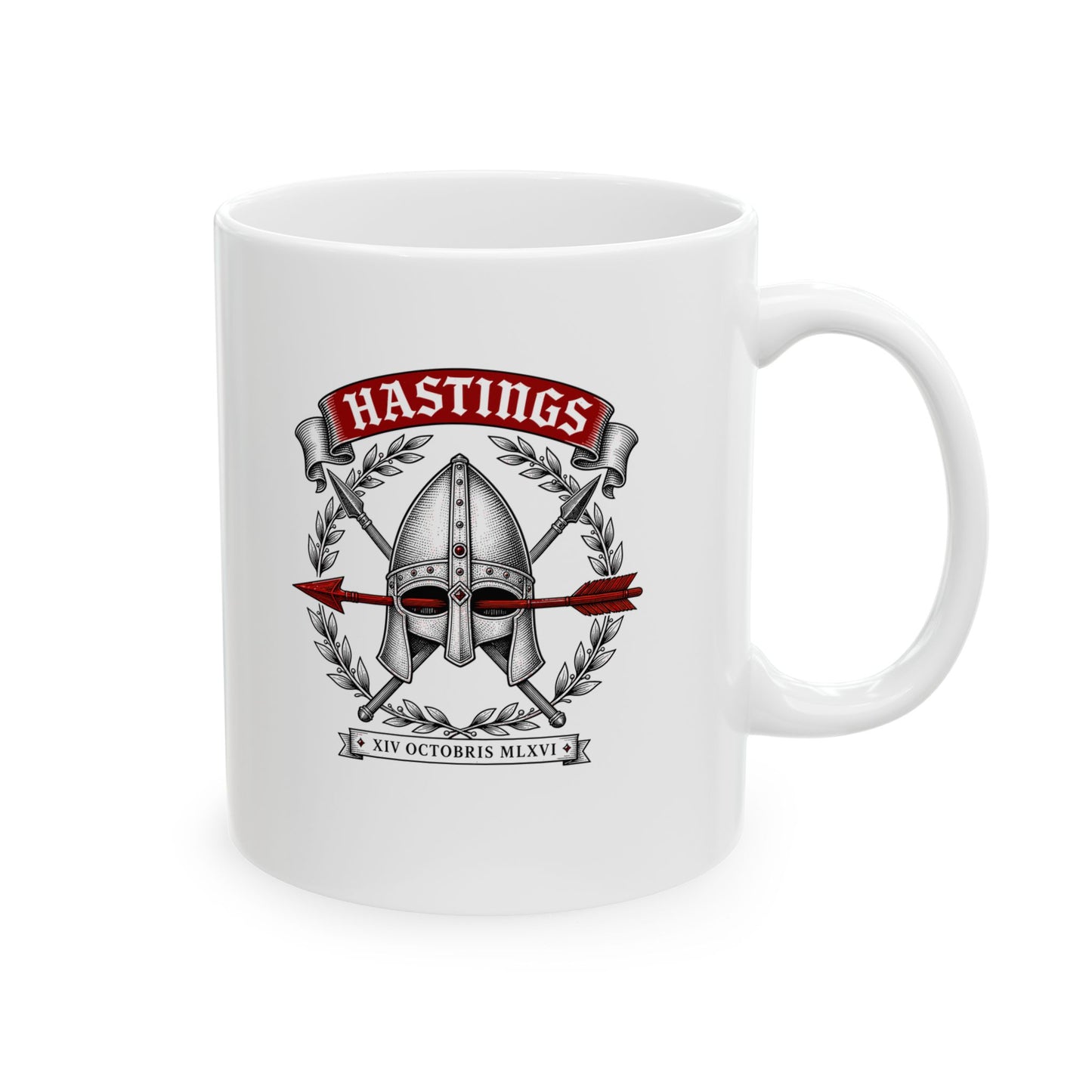 Hastings Helmet Ceramic Mug, (11oz, 15oz)