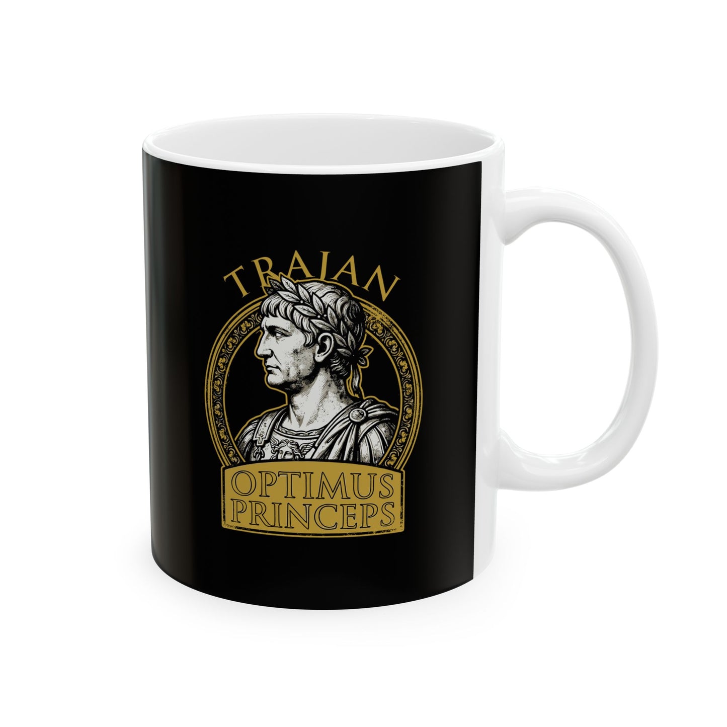 Trajan Optimus Princeps Ceramic Mug, (11oz, 15oz)