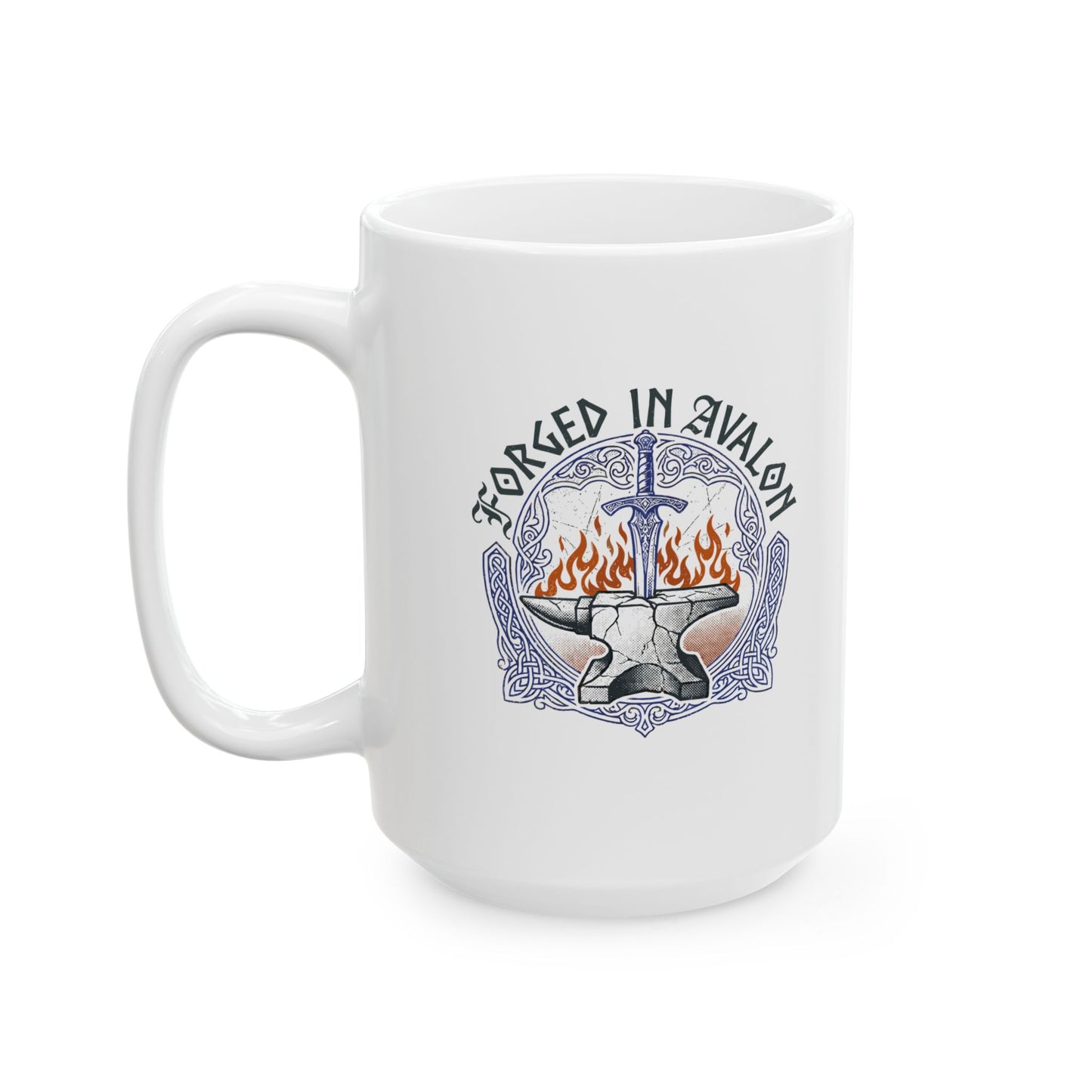 Excalibur Forged in Avalon Ceramic Mug, (11oz, 15oz)