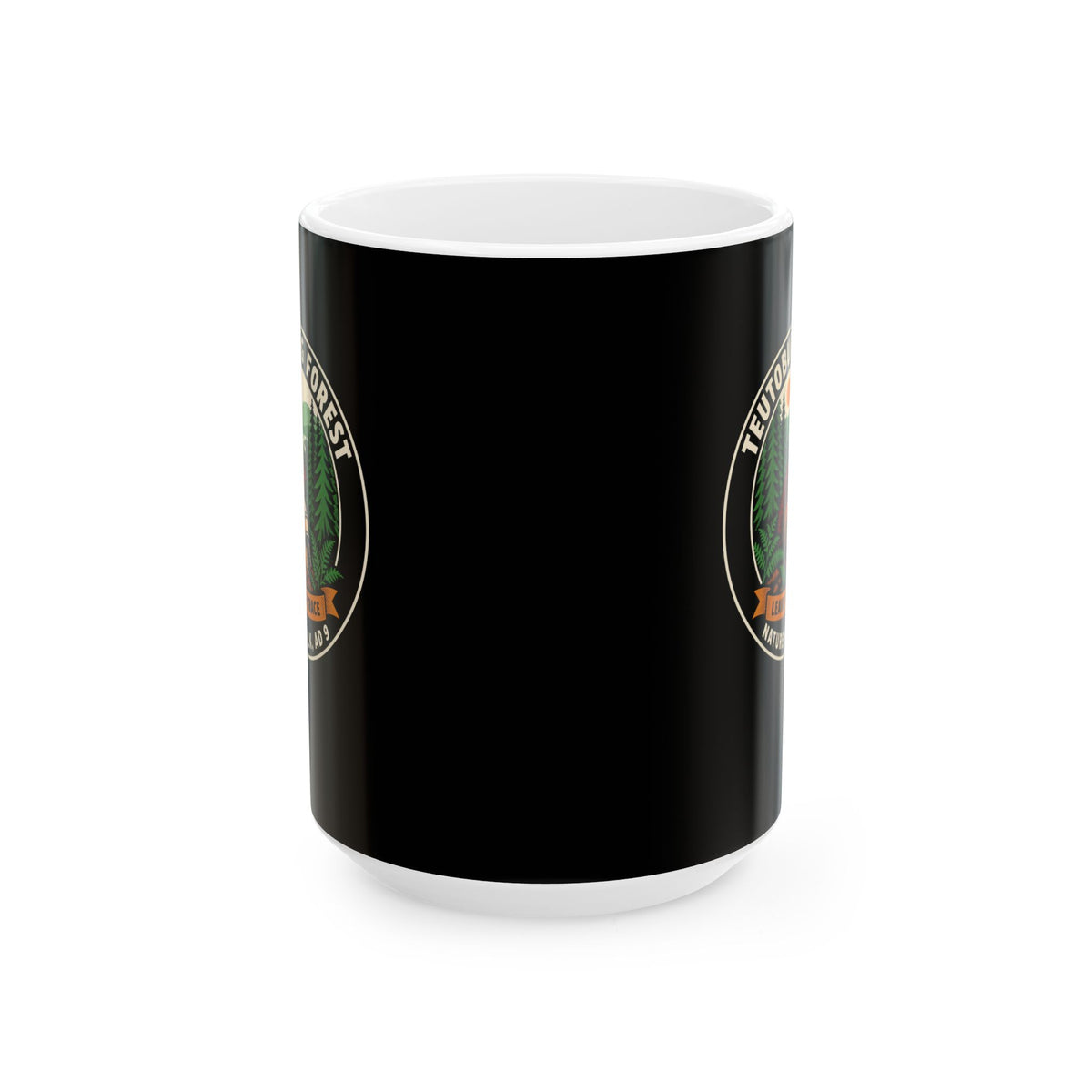 Teutoburg Nature Walk Badge Ceramic Mug, (11oz, 15oz)