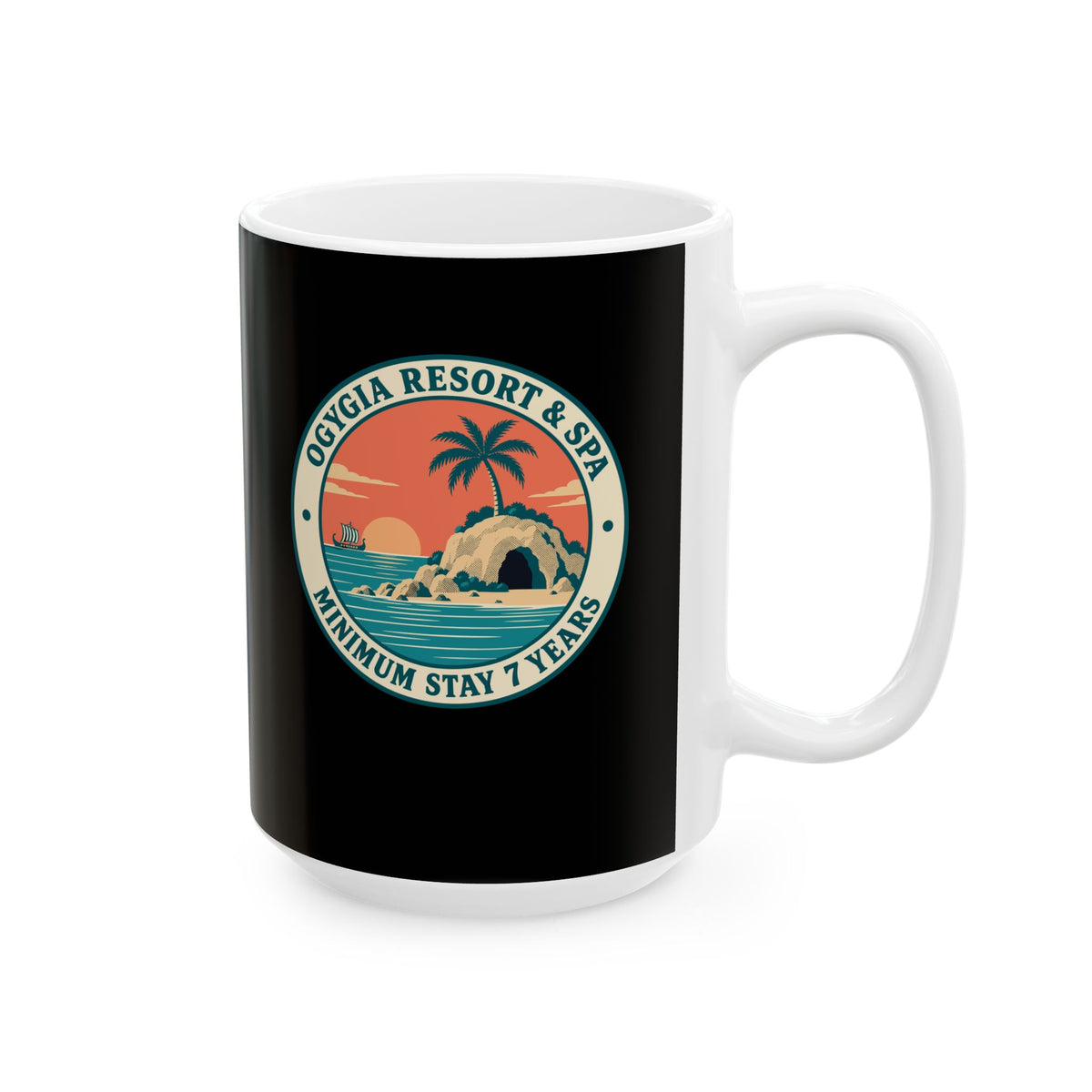 Ogygia Resort & Spa Ceramic Mug, (11oz, 15oz)