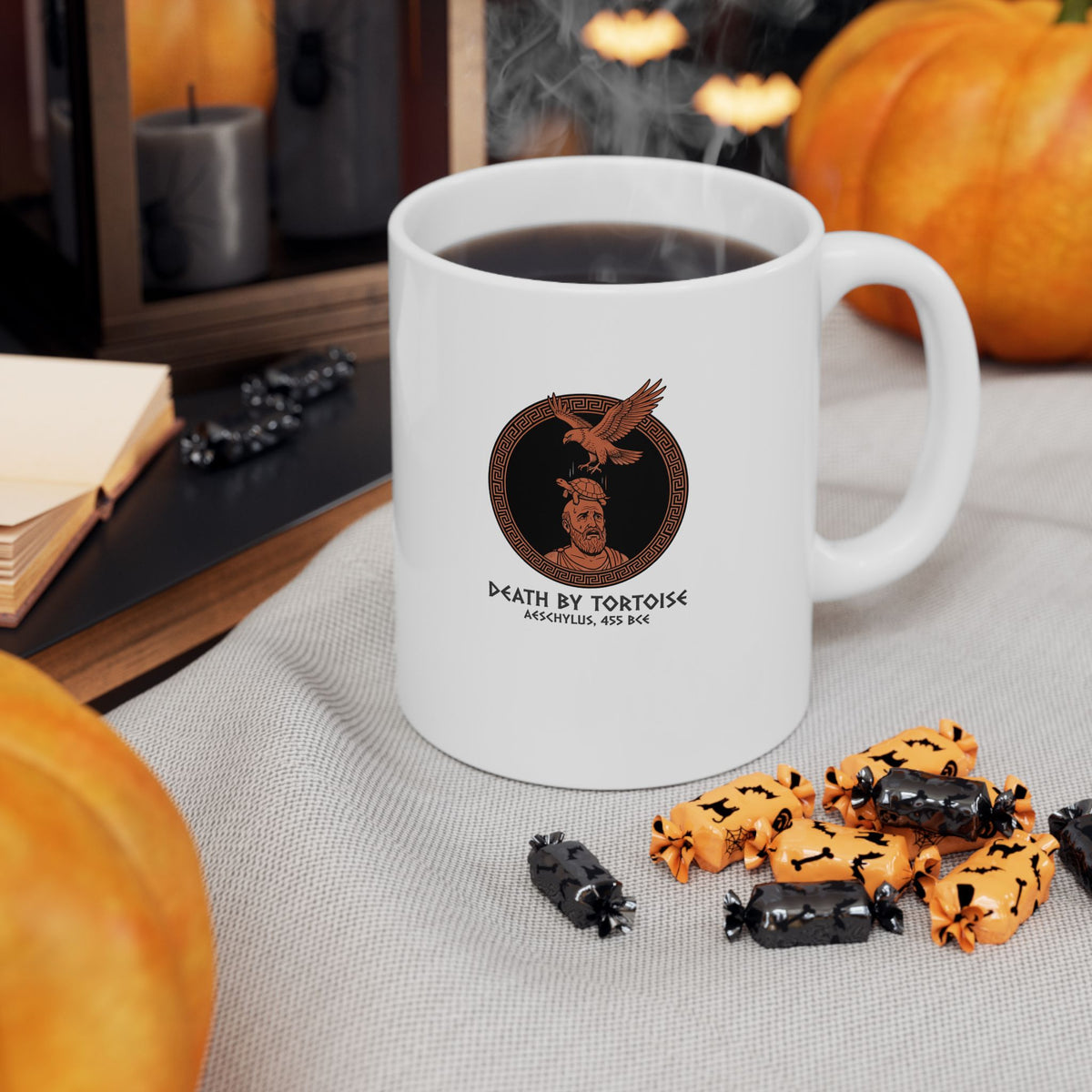 Aeschylus Death By Tortoise Ceramic Mug, (11oz, 15oz)