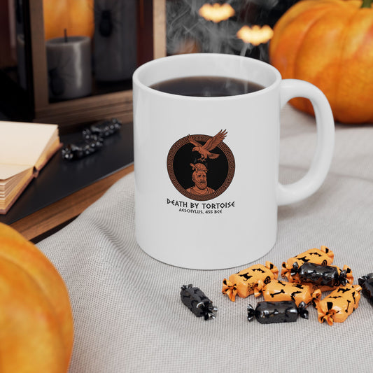 Aeschylus Death By Tortoise Ceramic Mug, (11oz, 15oz)