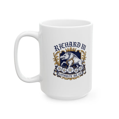 Richard III Boar Insignia Ceramic Mug, (11oz, 15oz)