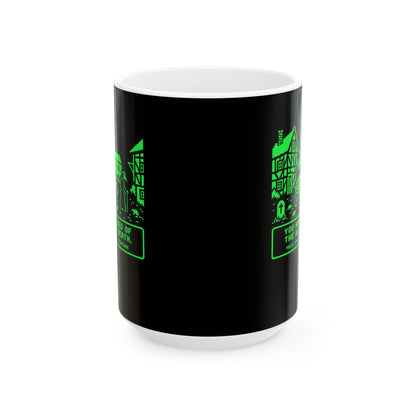 8 Bit Died of Black Plague Ceramic Mug, (11oz, 15oz)