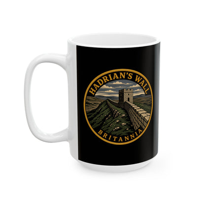 Hadrian's Wall Britannia Patch Ceramic Mug, (11oz, 15oz)