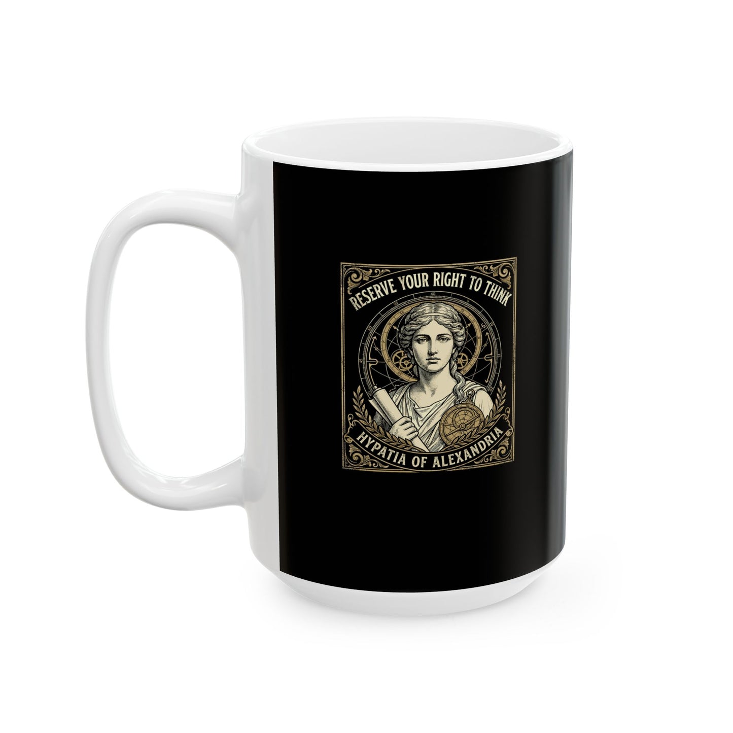 Hypatia of Alexandria Philosopher Ceramic Mug, (11oz, 15oz)