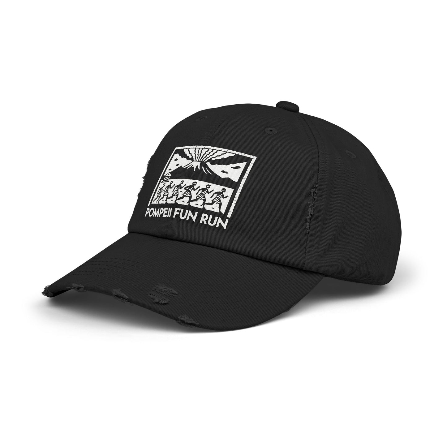 Pompeii Fun Run Mosaic Unisex Distressed Cap