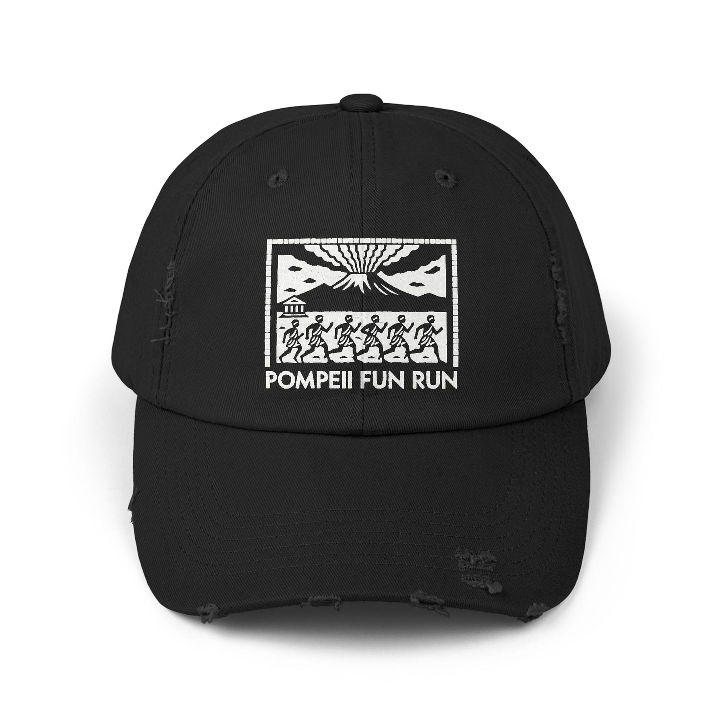Pompeii Fun Run Mosaic Unisex Distressed Cap