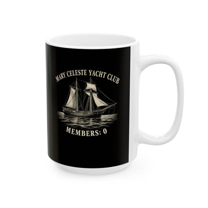 Mary Celeste Yacht Club Ceramic Mug, (11oz, 15oz)