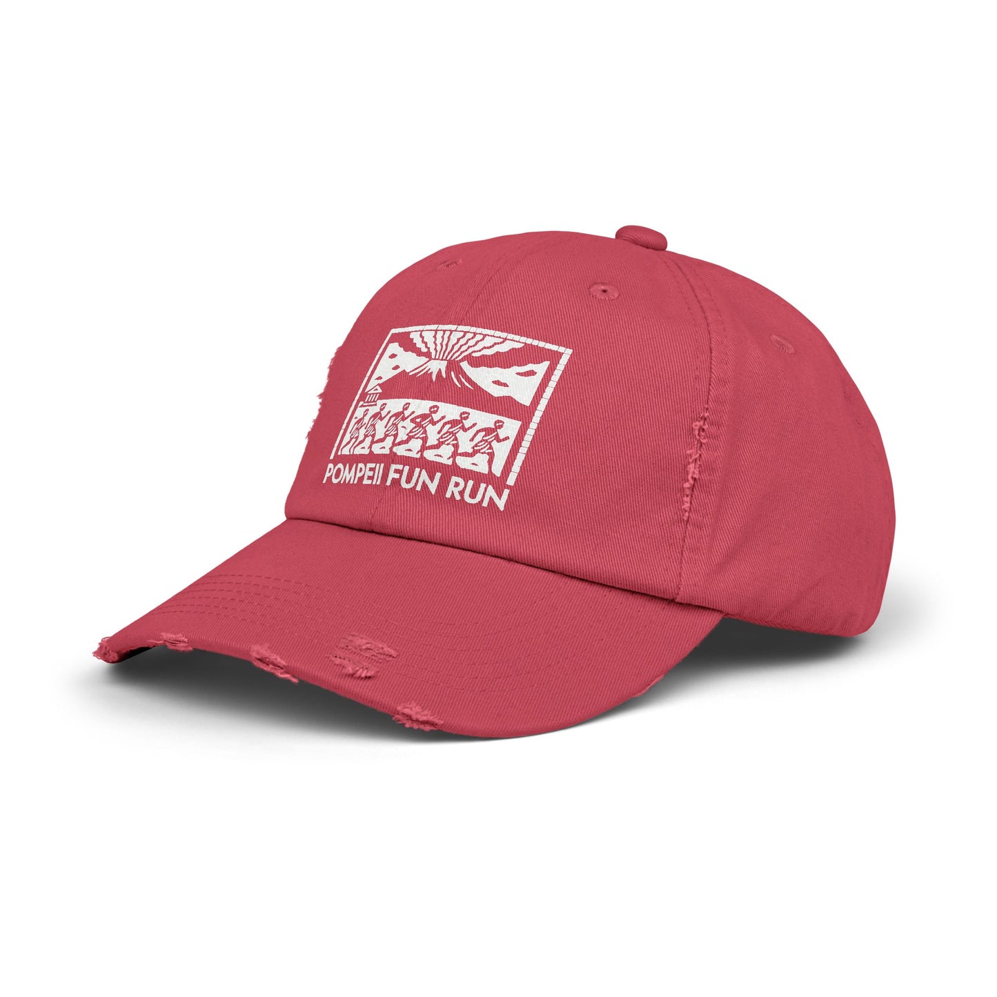 Pompeii Fun Run Mosaic Unisex Distressed Cap