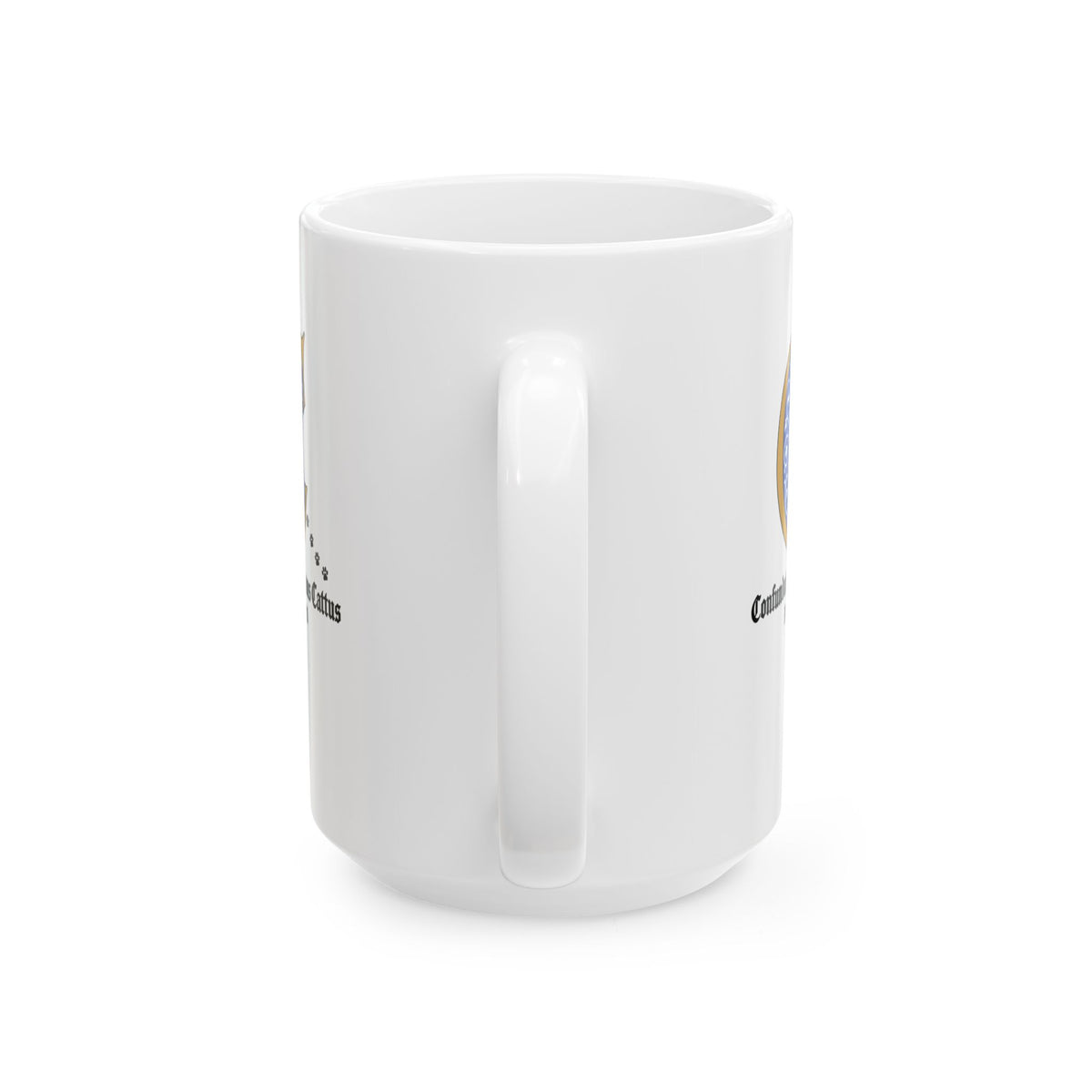 Confundatur Pessimus Cattus Deventer 1420 Ceramic Mug, (11oz, 15oz)