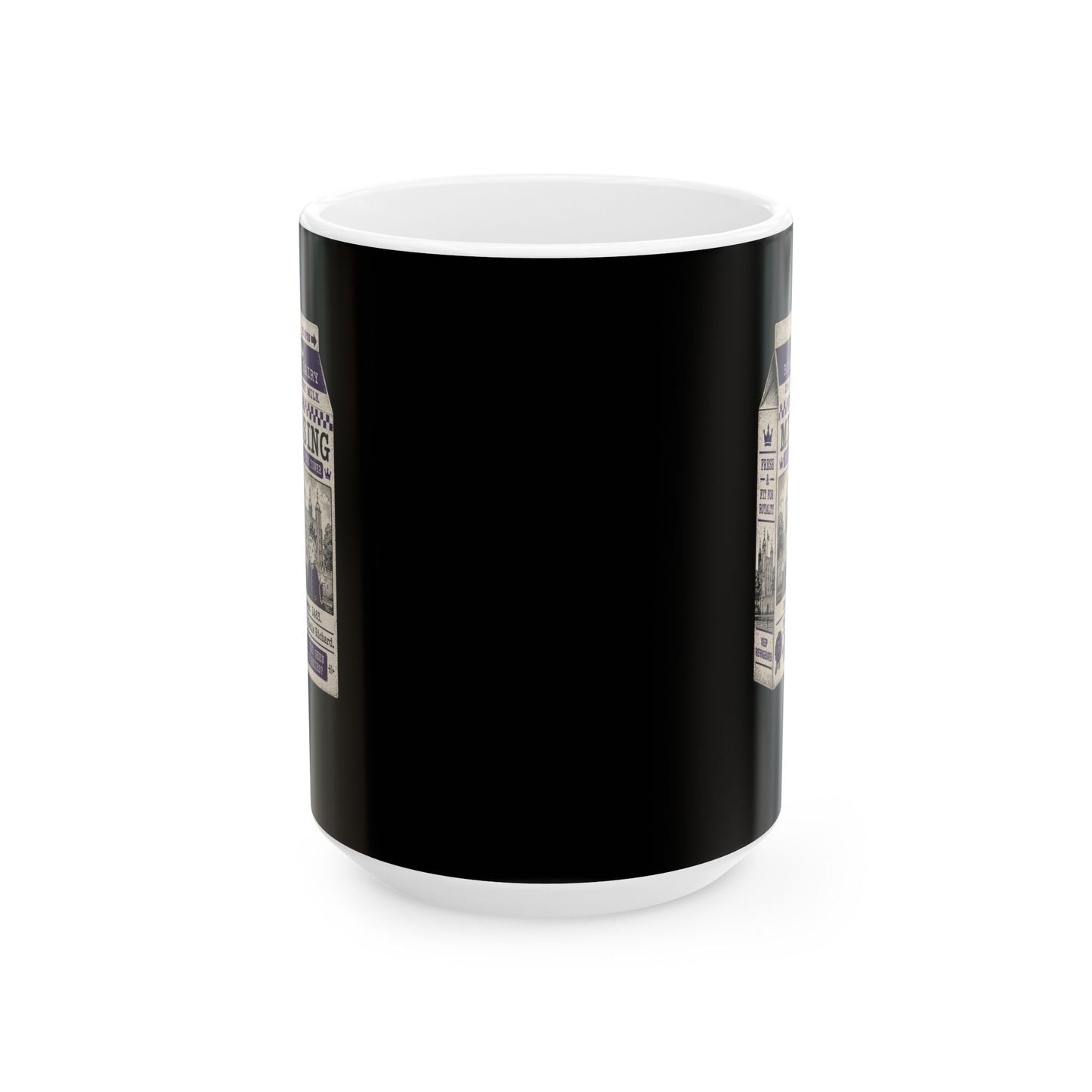 Princes in the Tower Missing Milk Carton Ceramic Mug, (11oz, 15oz)