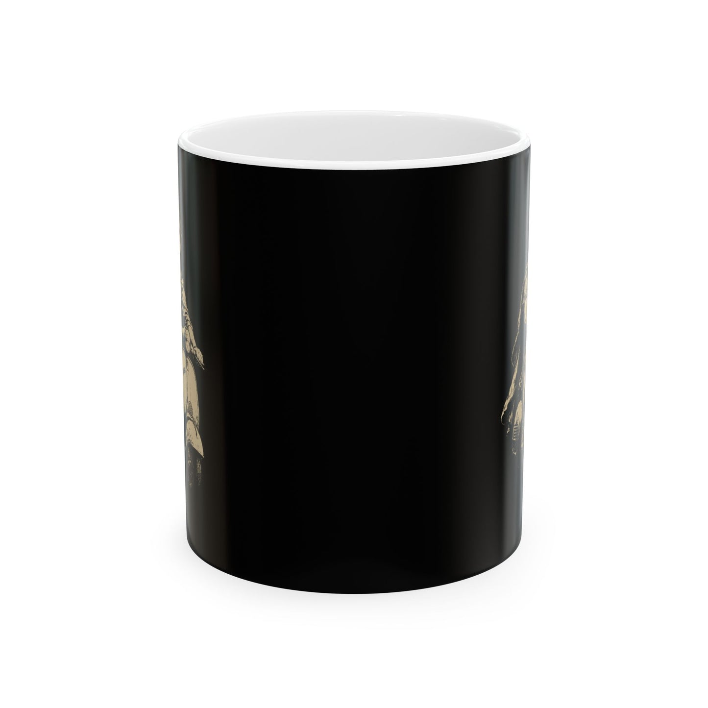 Julius Caesar on Vespa Ceramic Mug, (11oz, 15oz)