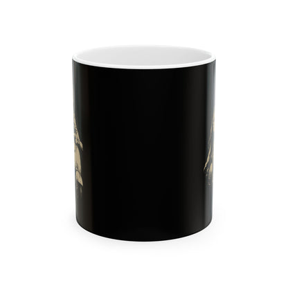 Julius Caesar on Vespa Ceramic Mug, (11oz, 15oz)