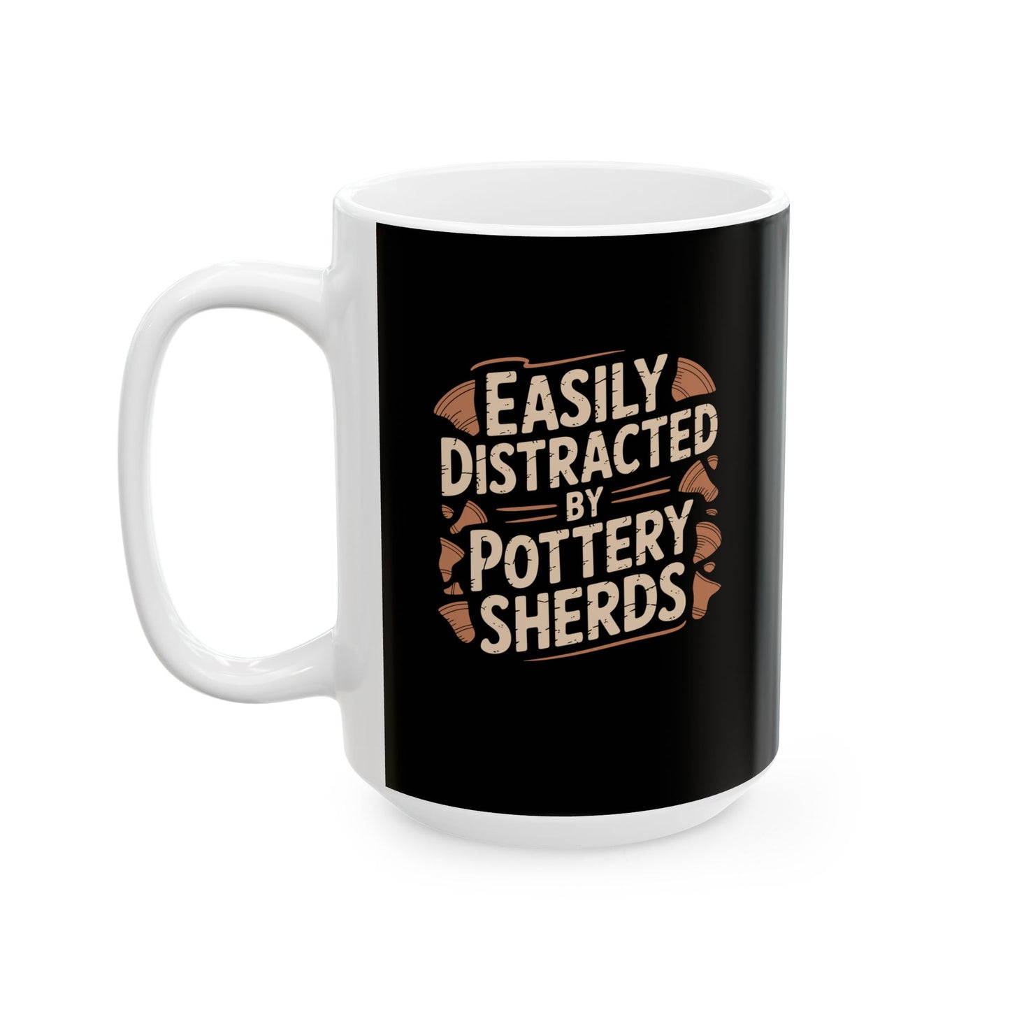 Pottery Sherds Ceramic Mug, (11oz, 15oz)