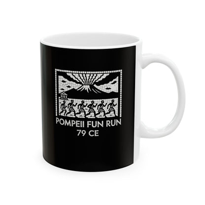 Pompeii Fun Run Mosaic Ceramic Mug, (11oz, 15oz)