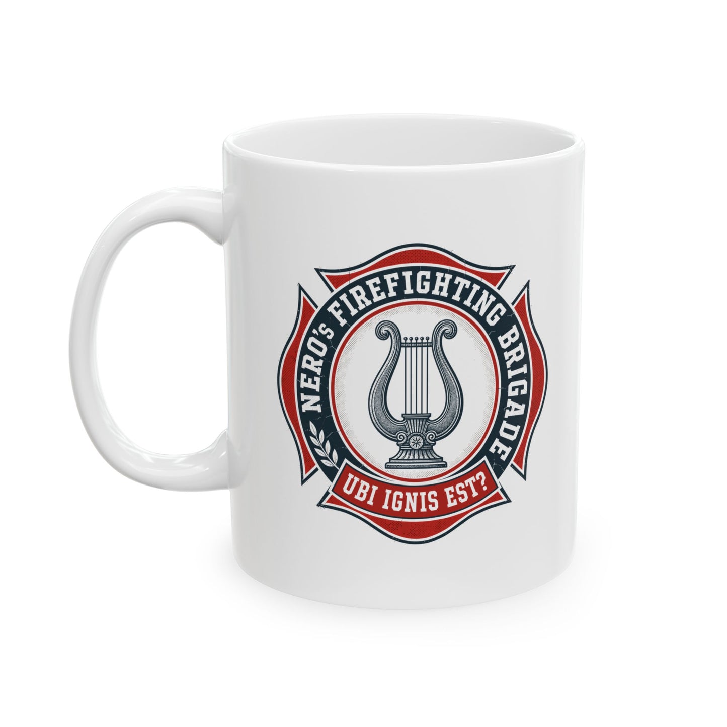 Emperor Nero's Fire fighting Brigade Ceramic Mug, (11oz, 15oz)