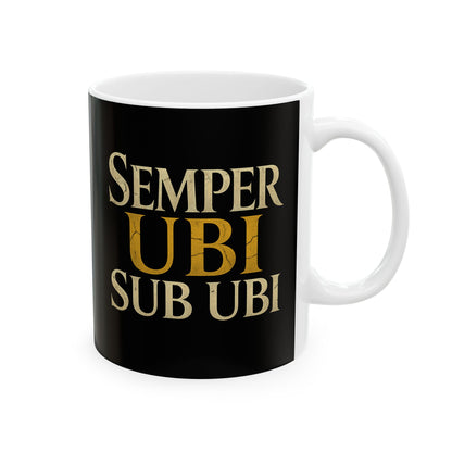 Ubi Sub Ubi Wear Underwear  Ceramic Mug, (11oz, 15oz)