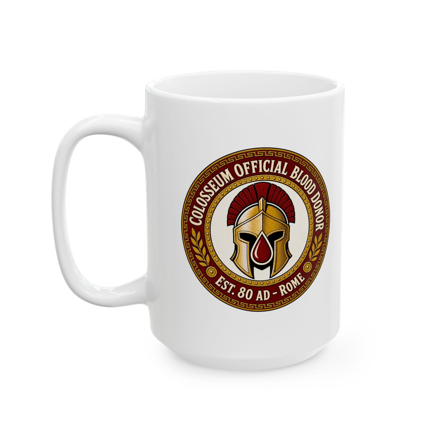 Colosseum Official Blood Donor Ceramic Mug, (11oz, 15oz)