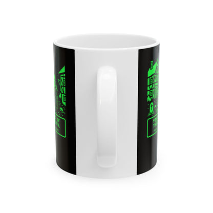 8 Bit Died of Black Plague Ceramic Mug, (11oz, 15oz)