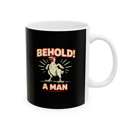 Diogenes of Sinope Behold a Man Quote Ceramic Mug, (11oz, 15oz)
