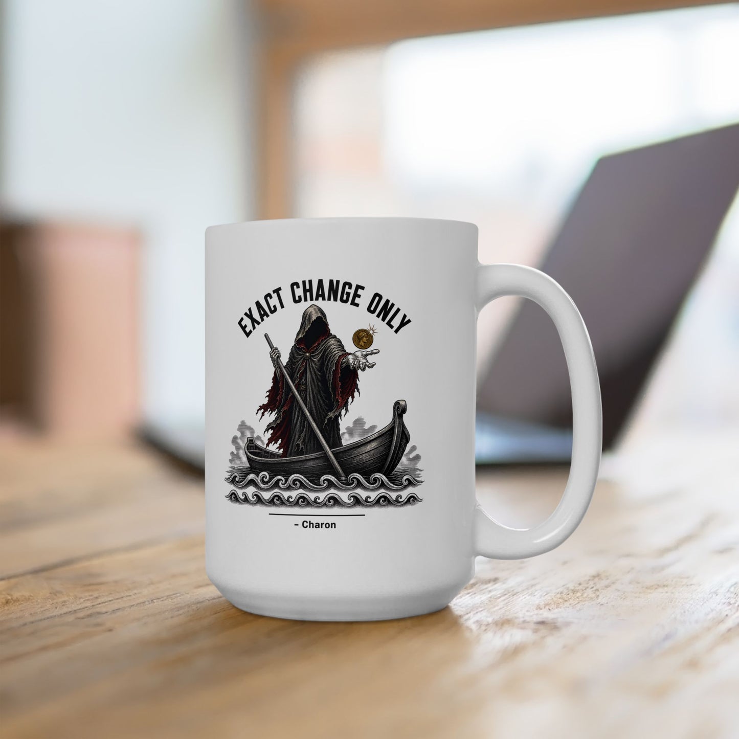Charon Exact Change Only Ceramic Mug, (11oz, 15oz)