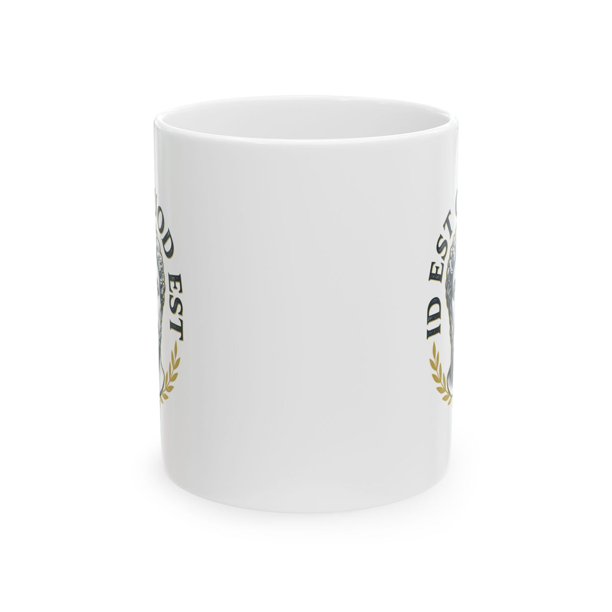 Aurelius It Is What It Is Latin Quote Ceramic Mug, (11oz, 15oz)