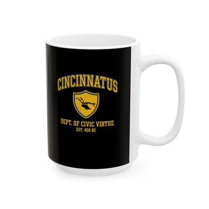 Cincinnatus Return to Plough Ceramic Mug, (11oz, 15oz)
