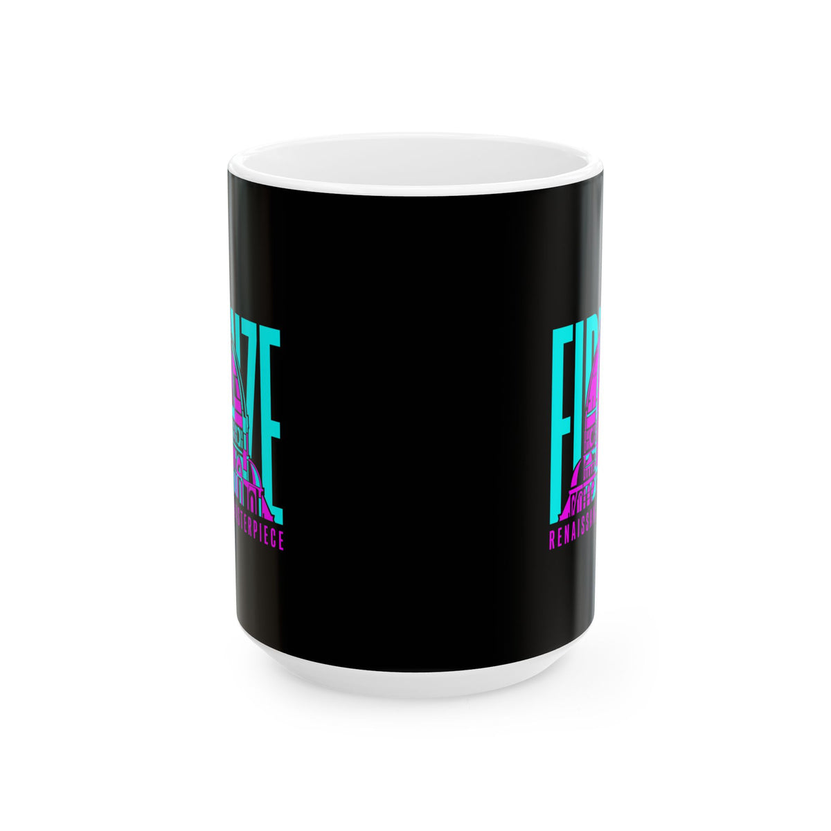Brunelleschi's Dome Firenze Masterpiece Ceramic Mug, (11oz, 15oz)