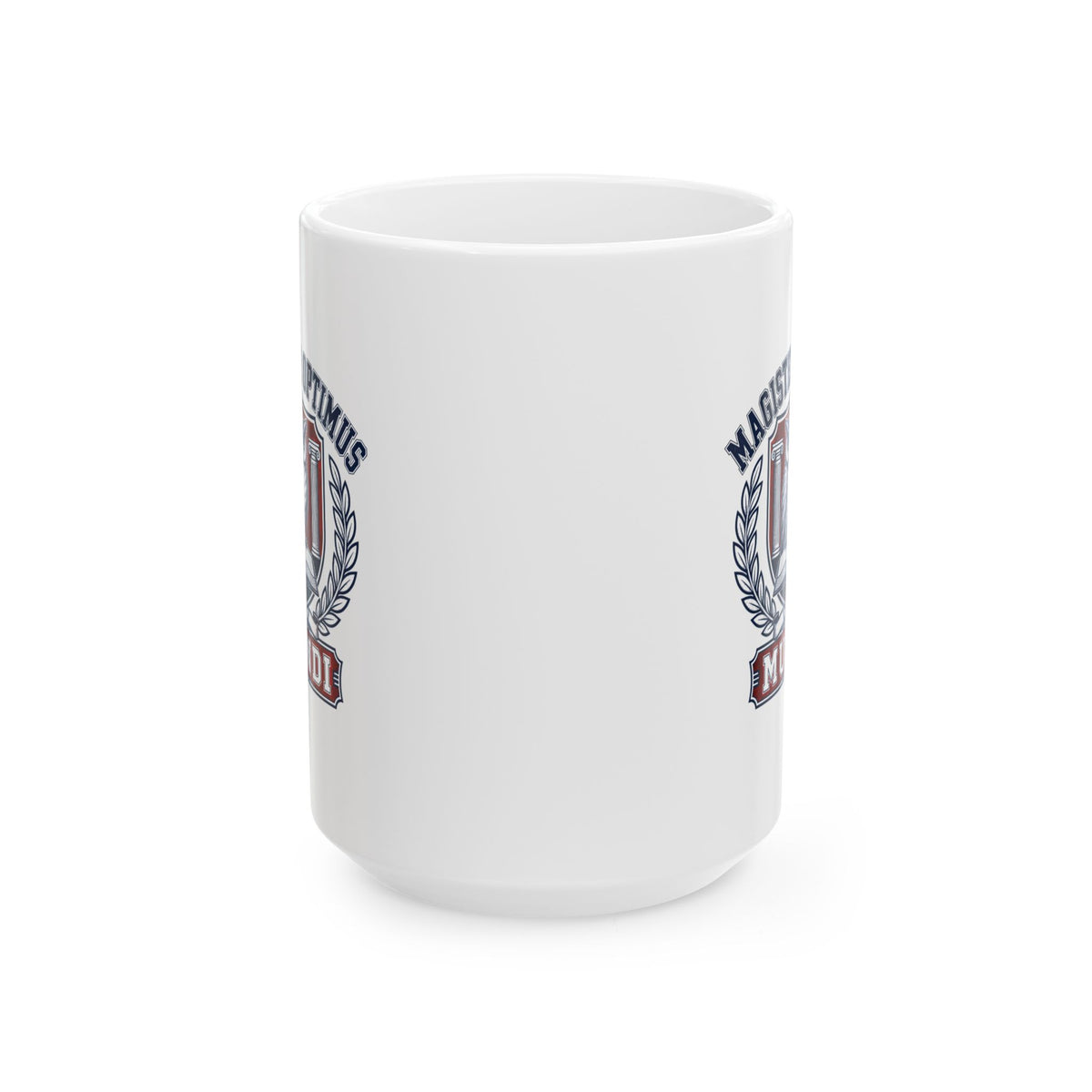Magister Optimus Mundi Owl Ceramic Mug, (11oz, 15oz)