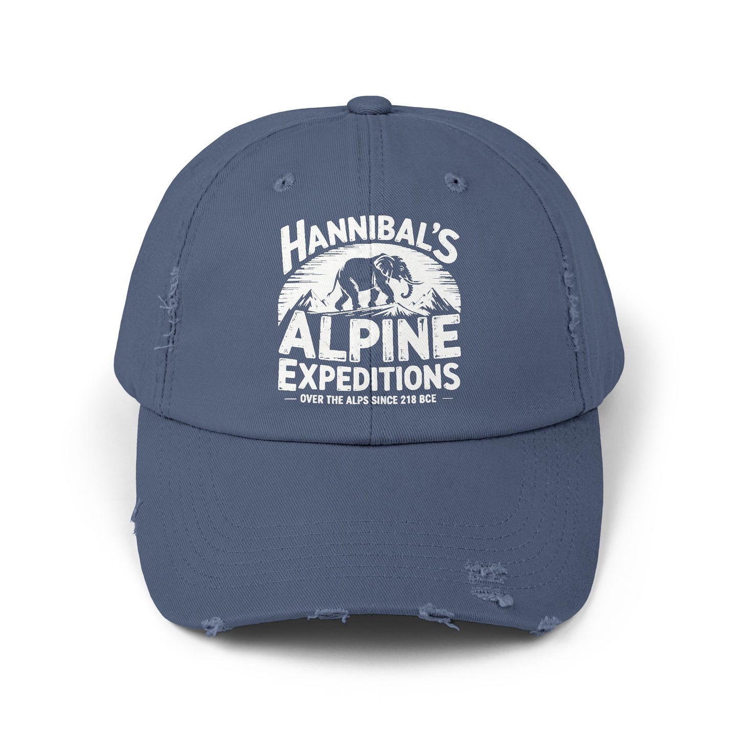 Hannibal's Alpine Expeditions Unisex Distressed Cap
