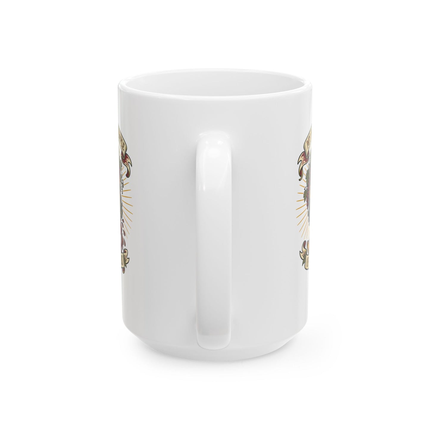 My Body is a Temple of Bacchus Ceramic Mug, (11oz, 15oz)