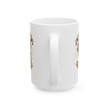 My Body is a Temple of Bacchus Ceramic Mug, (11oz, 15oz)