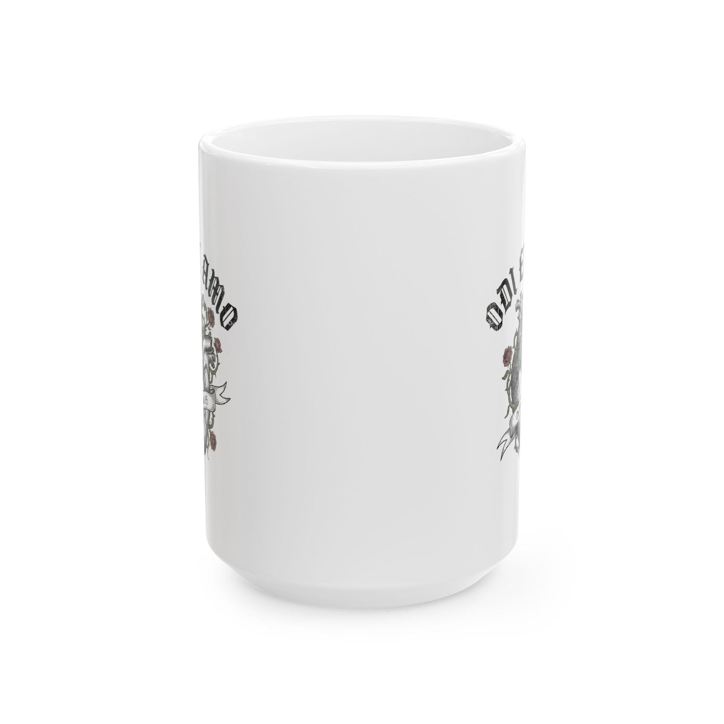 Catullus 85 Odi et Amo Love Hate Ceramic Mug, (11oz, 15oz)