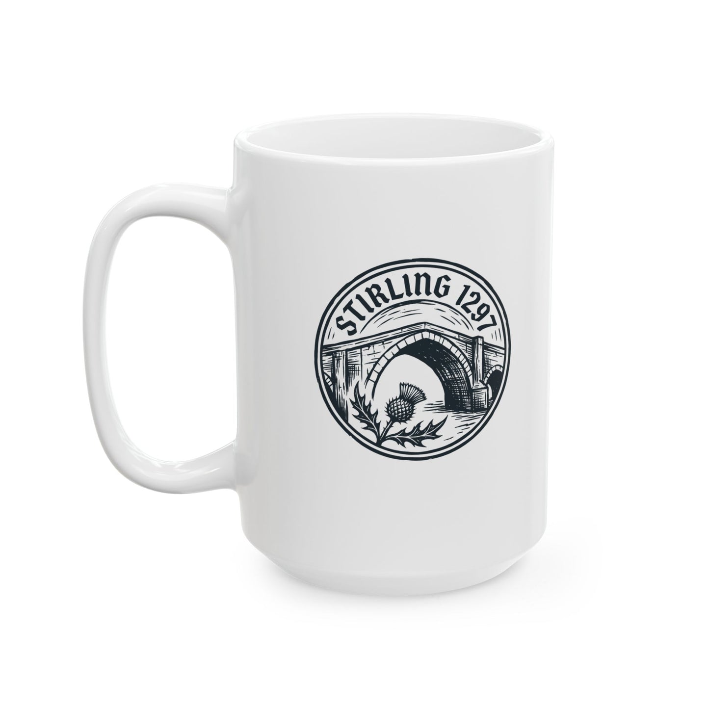 Stirling Bridge 1297 William Wallace Ceramic Mug, (11oz, 15oz)