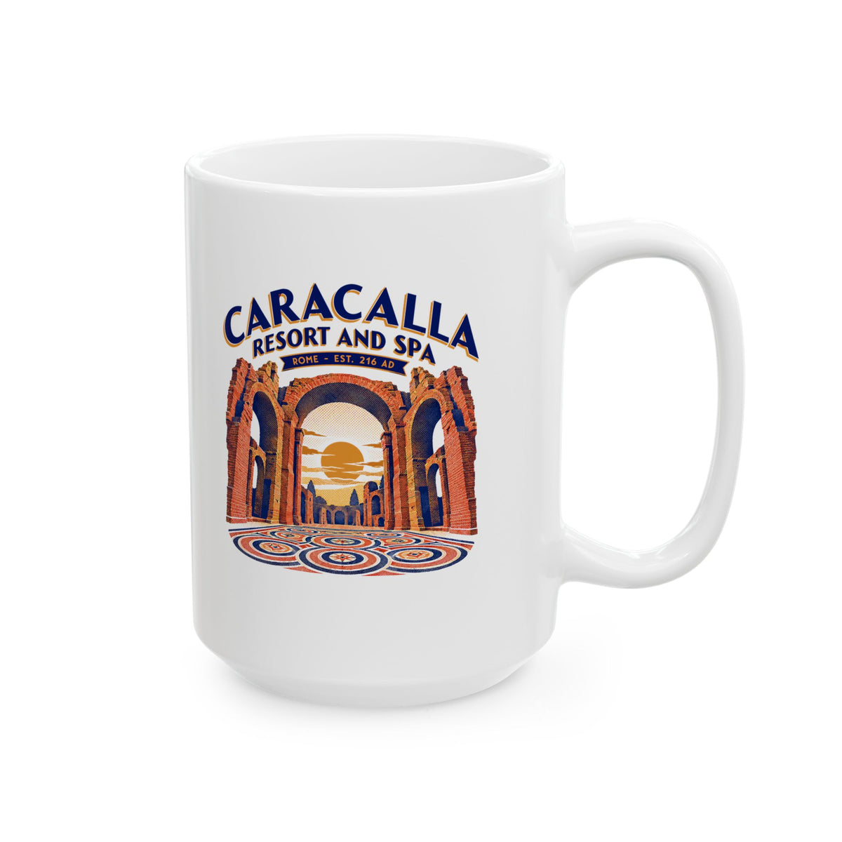 Caracalla Resort & Spa Ceramic Mug, (11oz, 15oz)