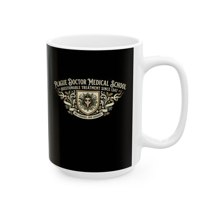 Plague Doctor Medical School Ceramic Mug, (11oz, 15oz)