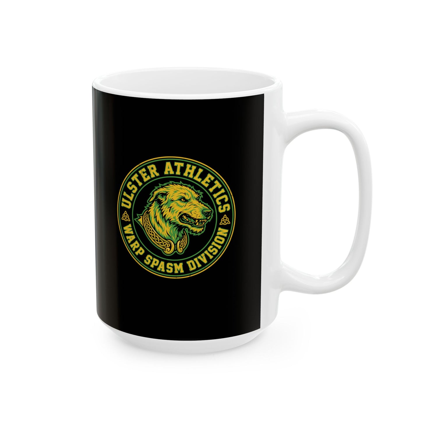 Cu Chulainna Warp Spasm Ceramic Mug, (11oz, 15oz)