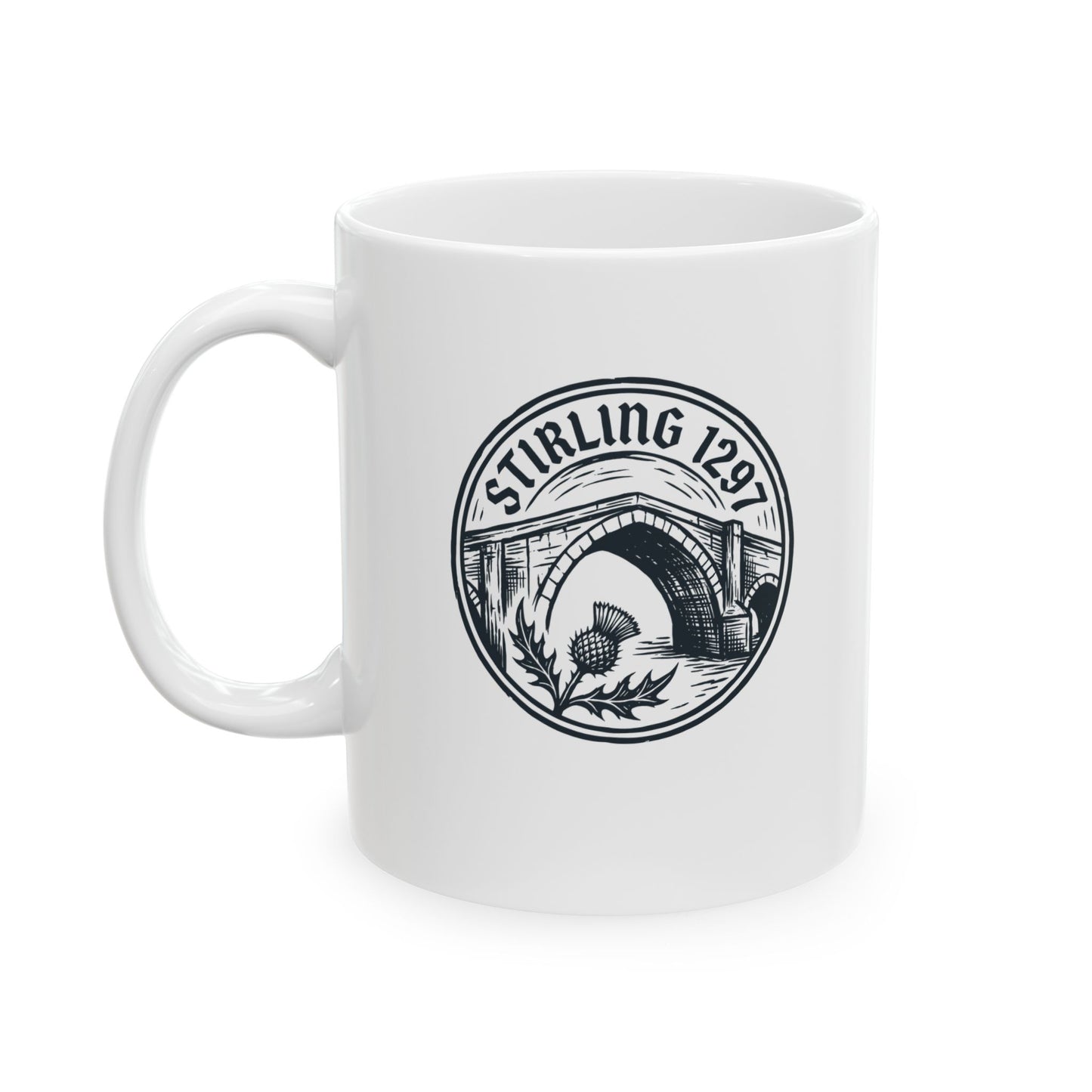 Stirling Bridge 1297 William Wallace Ceramic Mug, (11oz, 15oz)