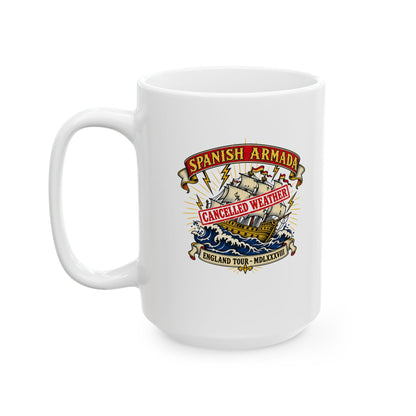 Spanish Armada Cancelled Ceramic Mug, (11oz, 15oz)