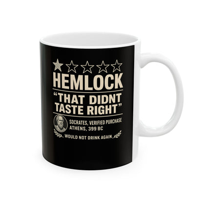 Hemlock Review Socrates Ceramic Mug, (11oz, 15oz)