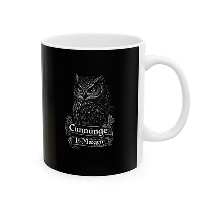 Old English Knowledge is Power Ceramic Mug, (11oz, 15oz)