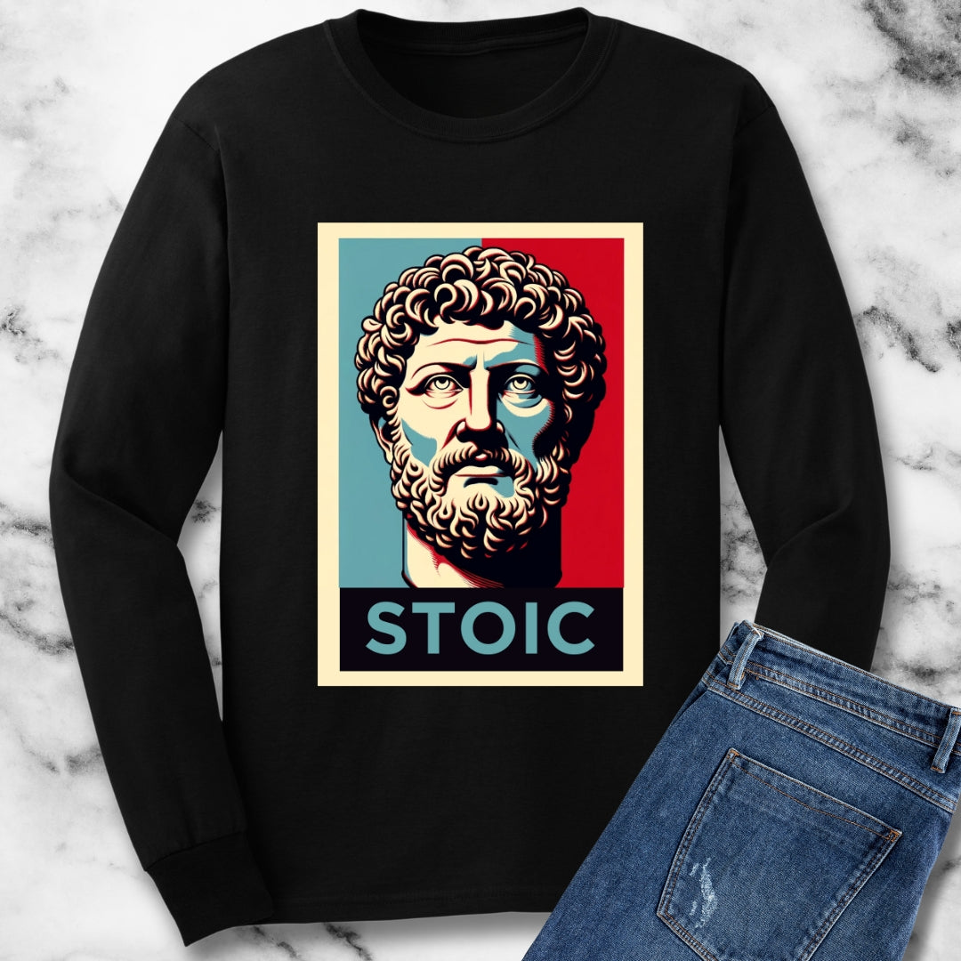 Stoic Marcus Aurelius Unisex Long Sleeve Tee