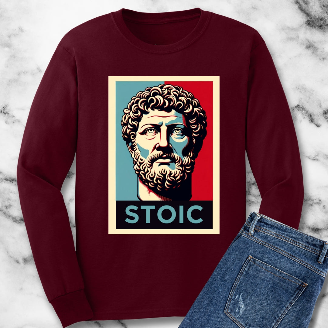 Stoic Marcus Aurelius Unisex Long Sleeve Tee