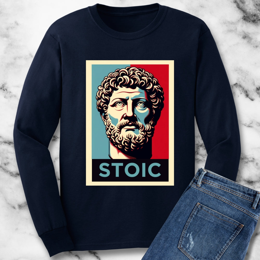 Stoic Marcus Aurelius Unisex Long Sleeve Tee