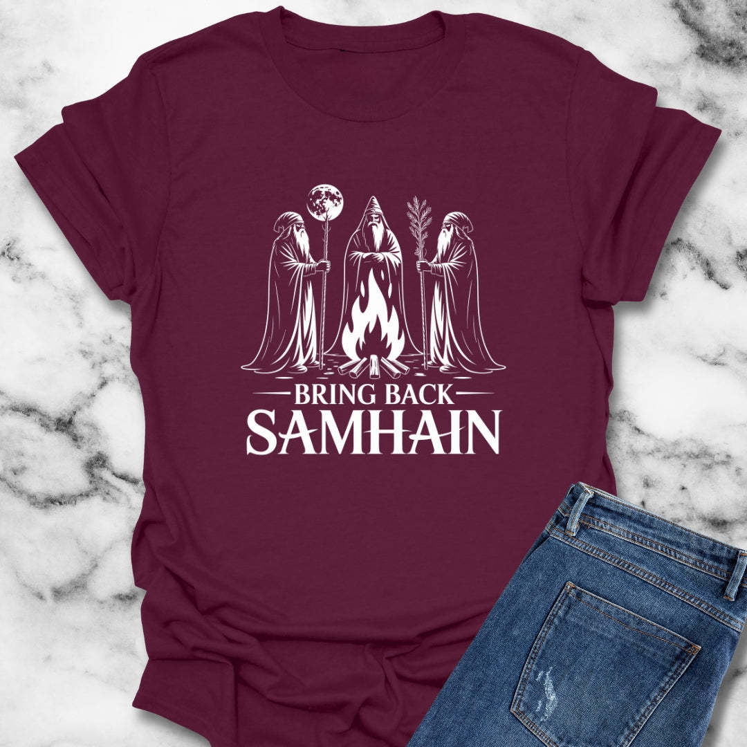 Bring Back Samhain Halloween Unisex T-Shirt