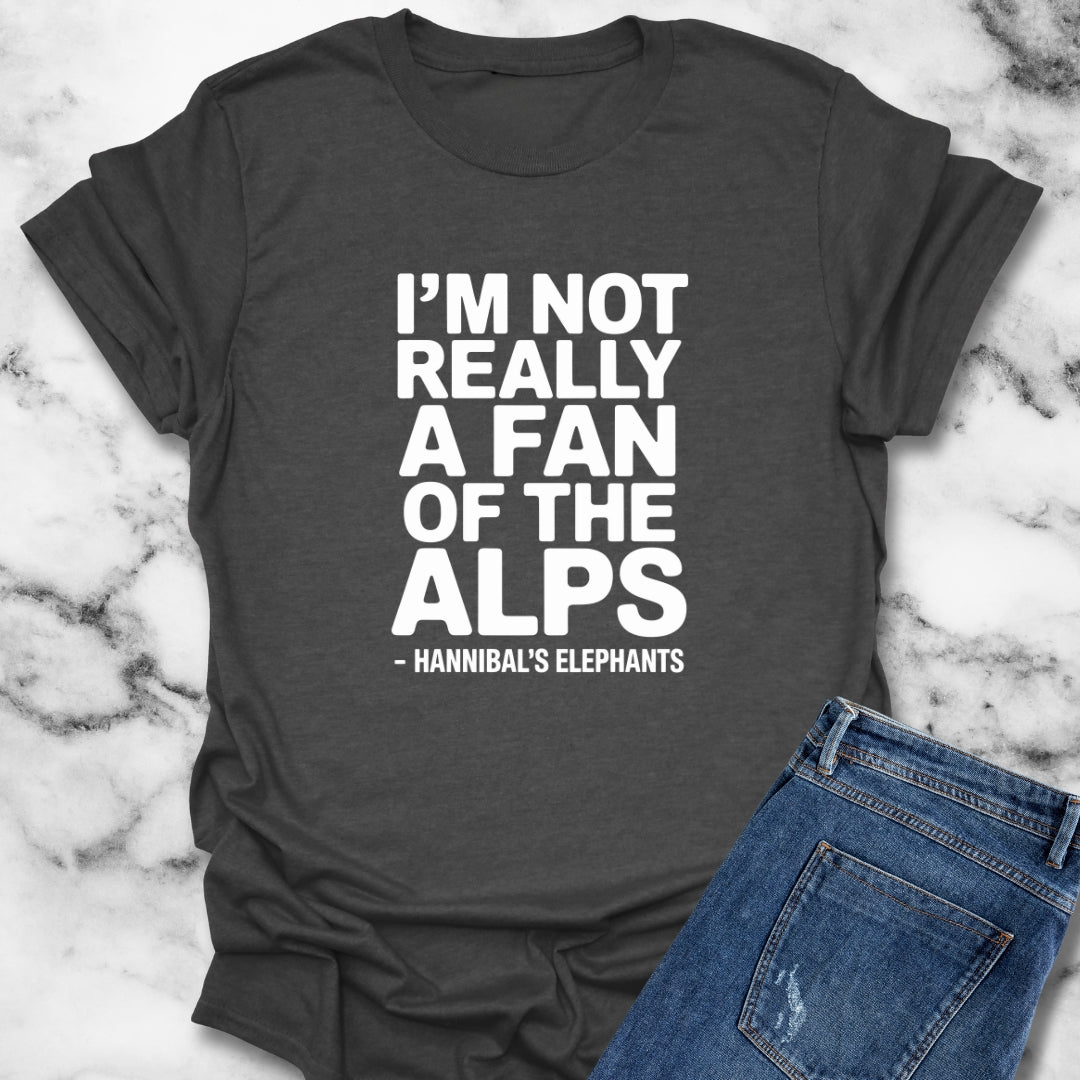 Hannibal's Elephants Not a Fan of the Alps Unisex T-Shirt