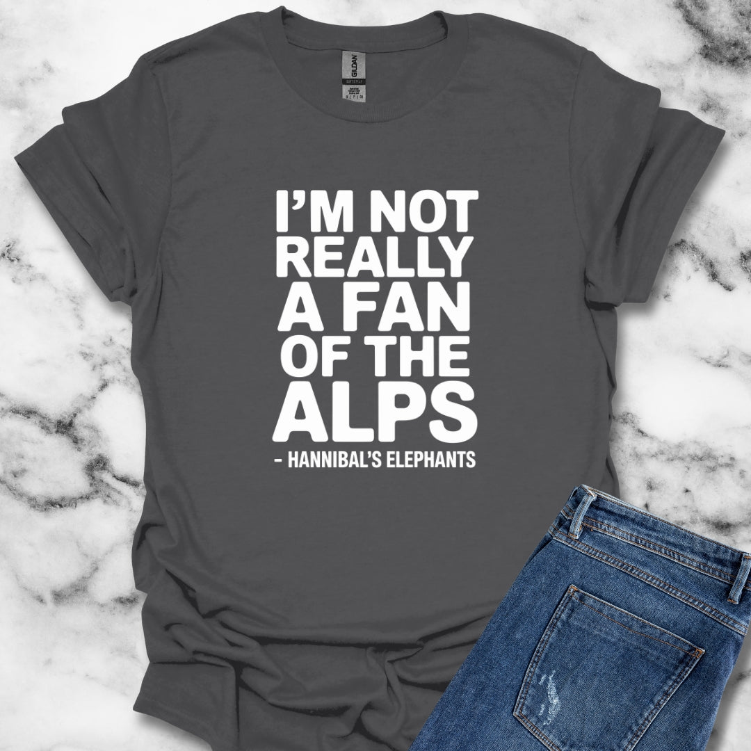 Hannibal's Elephants Not a Fan of the Alps Unisex T-Shirt